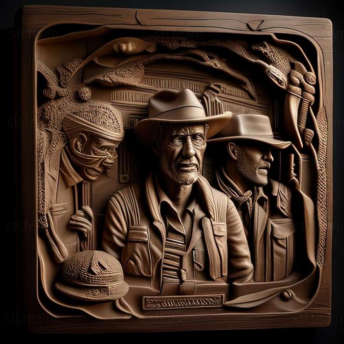 3D model Indiana Jones and the LaCrusade game (STL)